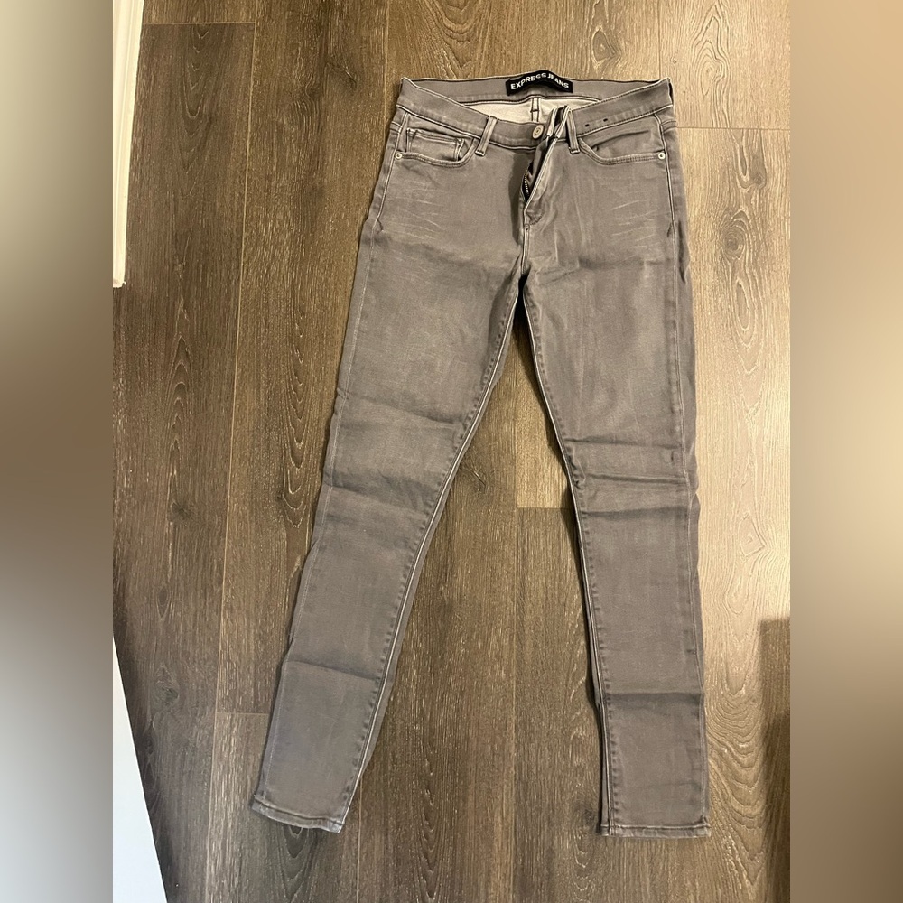 Express Gray Denim Pants